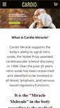 Mobile Screenshot of cardiomiracle.com